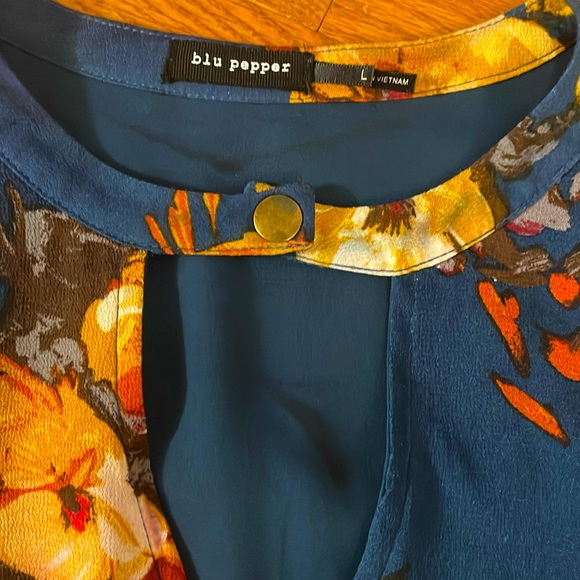 Blu Pepper, Navy, Floral Dress - Picture 6 of 14